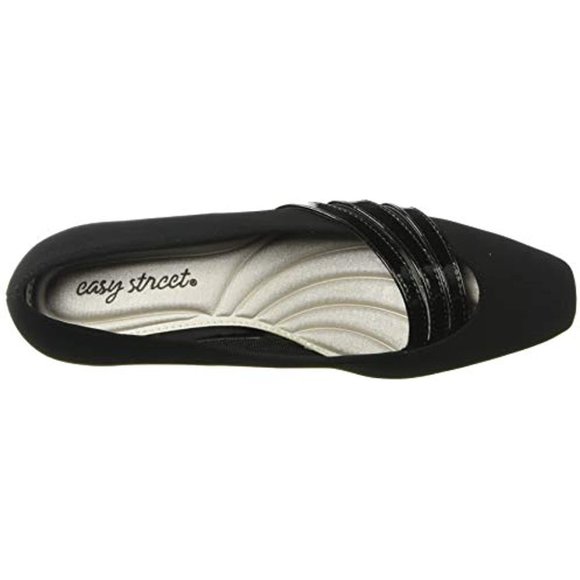 Easy Street Women's Entice Dress Shoe Pump, Black Suede, 11 M US - Picture 5 of 8